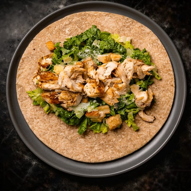 Caesar Wrap W/Chicken.